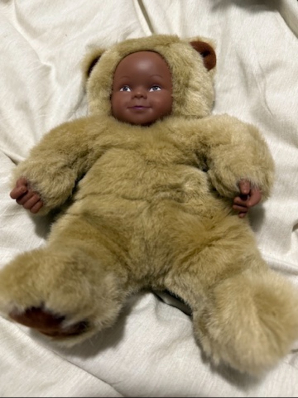 Vintage Anne Geddes baby bear doll